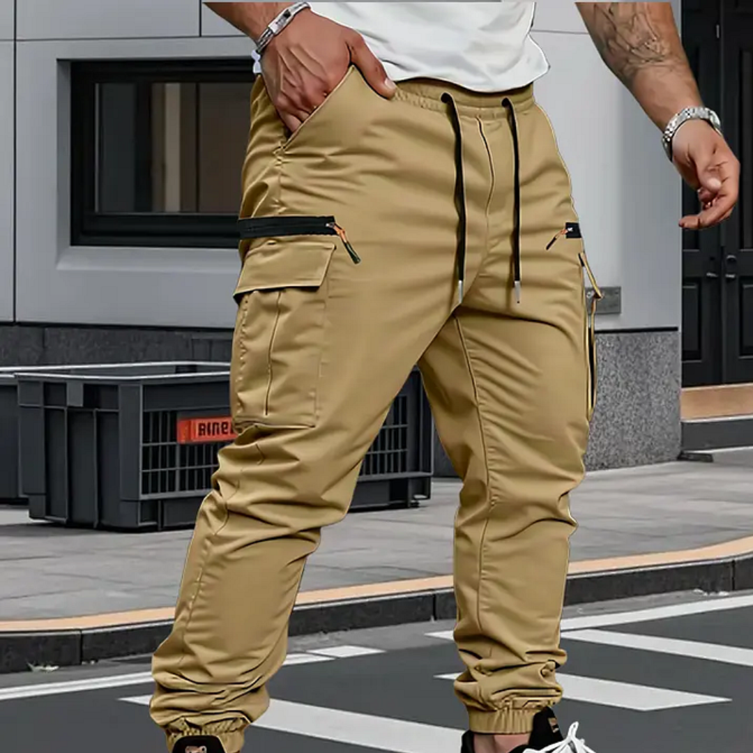Beeckhoven | Spodnie Jogger Cargo Stretch dla Mężczyzn