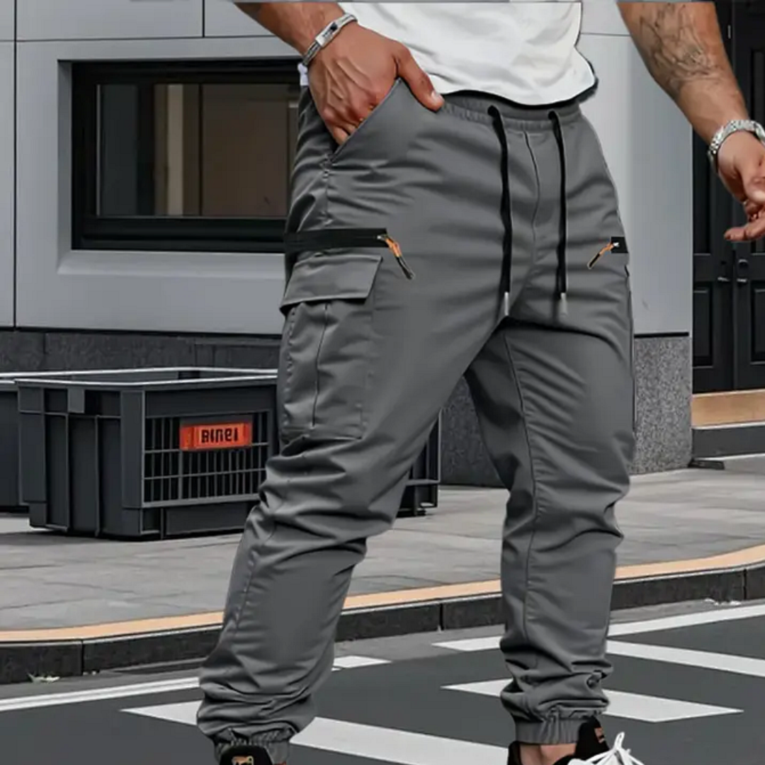 Beeckhoven | Spodnie Jogger Cargo Stretch dla Mężczyzn