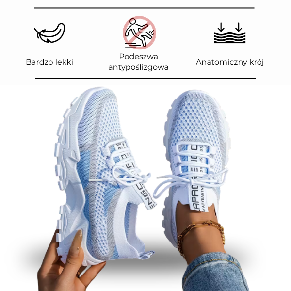 Airsynq | Oddychające damskie sneakersy na całodzienny komfort