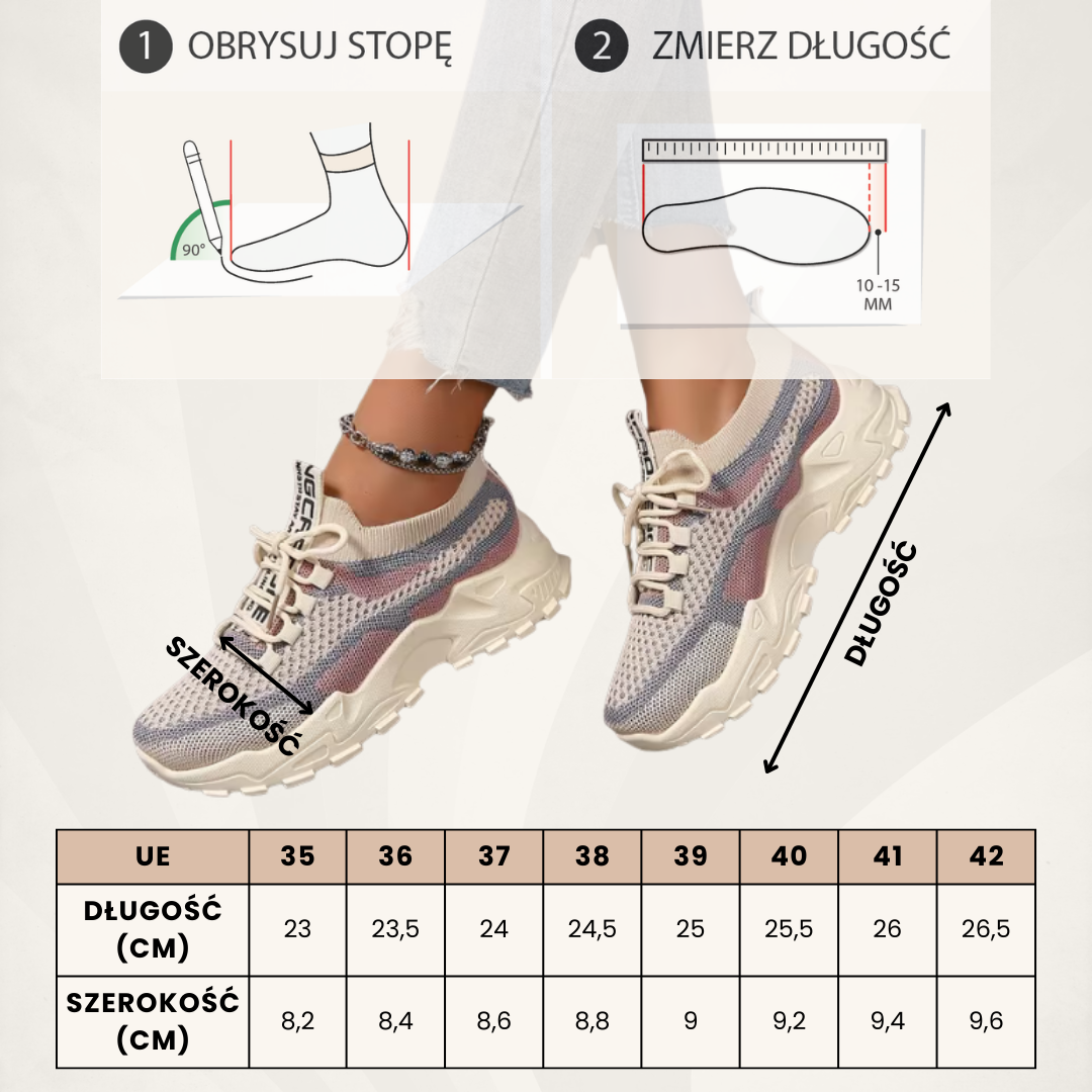 Airsynq | Oddychające damskie sneakersy na całodzienny komfort